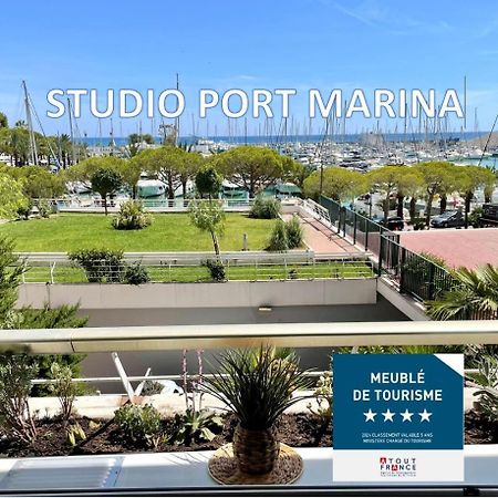 Studio Port Marina - Parking Prive, Climatise Au Ducal Villeneuve-Loubet Buitenkant foto