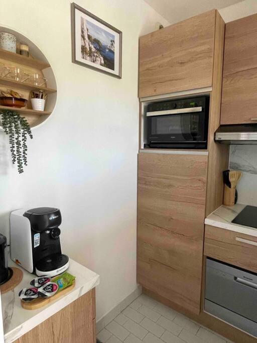 Studio Port Marina - Parking Prive, Climatise Au Ducal Villeneuve-Loubet Buitenkant foto