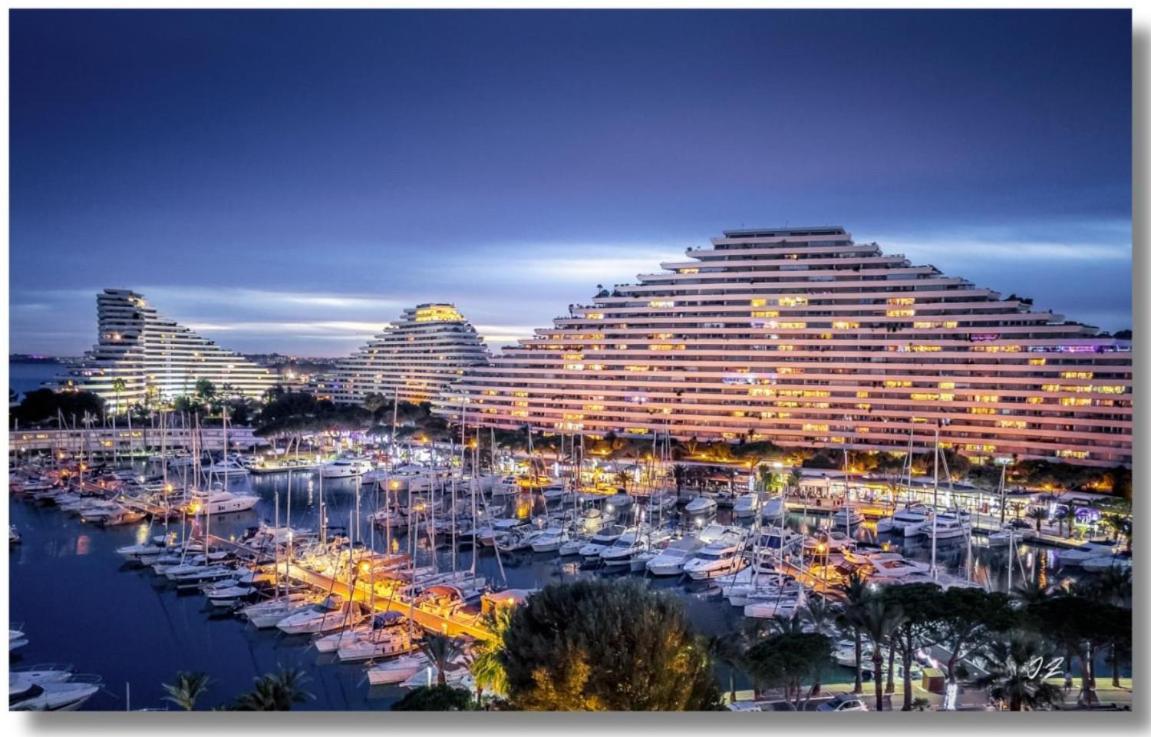 Studio Port Marina - Parking Prive, Climatise Au Ducal Villeneuve-Loubet Buitenkant foto