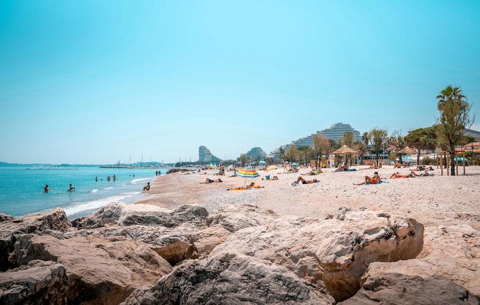 Studio Port Marina - Parking Prive, Climatise Au Ducal Villeneuve-Loubet Buitenkant foto